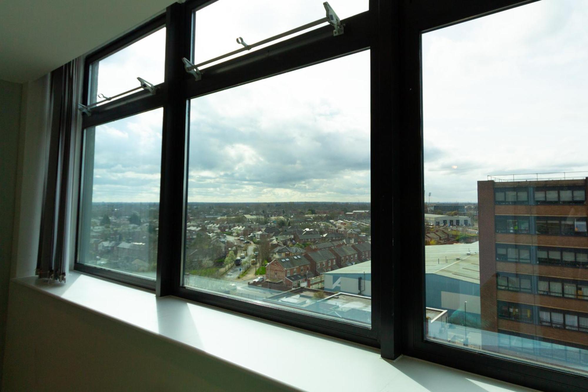 Dashing 1Br Penthouse Near Mcr Stadiums Manchester Exterior photo